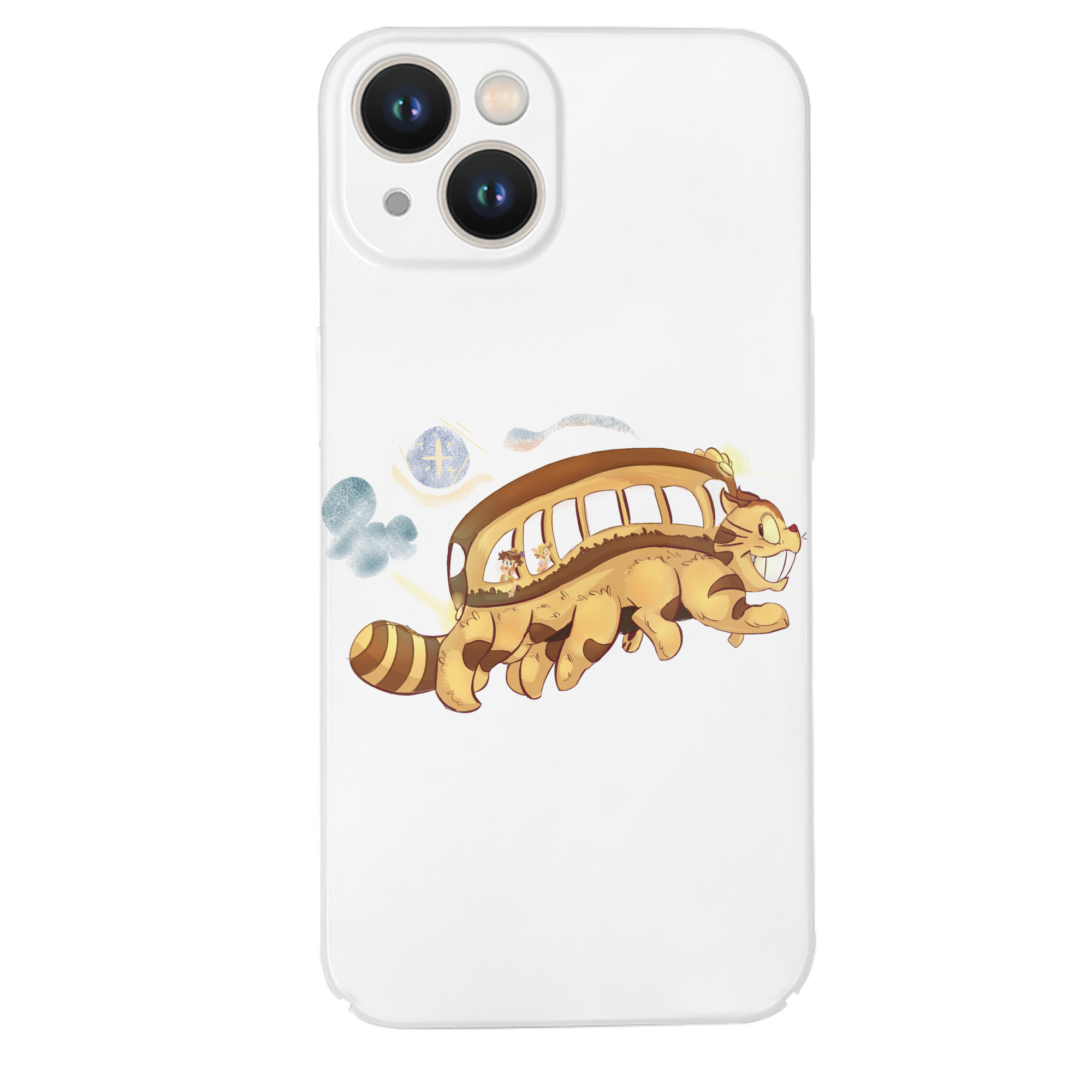 （画像用） となりのトトロ 草壁メイ 草壁サツキ My Neighbor Totoro Satsuki Kusakabe Mei Kusakabe 【iPhone 14シリーズ対応】ハードケース